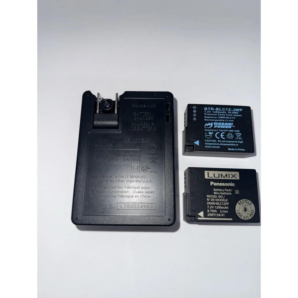 Panasonic OEM DE-A79 Charger w/ Battery DMW-BLC12PP for DMC-FZ DMC-G series Work
